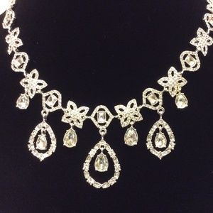 Fancy Necklace with cubic zirconia